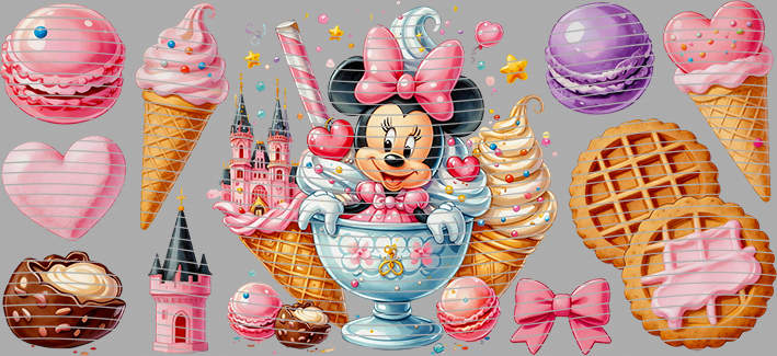 16oz Disney style-D-3433